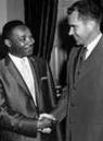 Dr. King and V. Pres. Richard M. Nixon